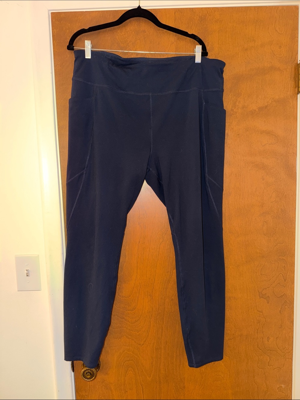 Athletic Works Navy High-Rise Performance Leggings